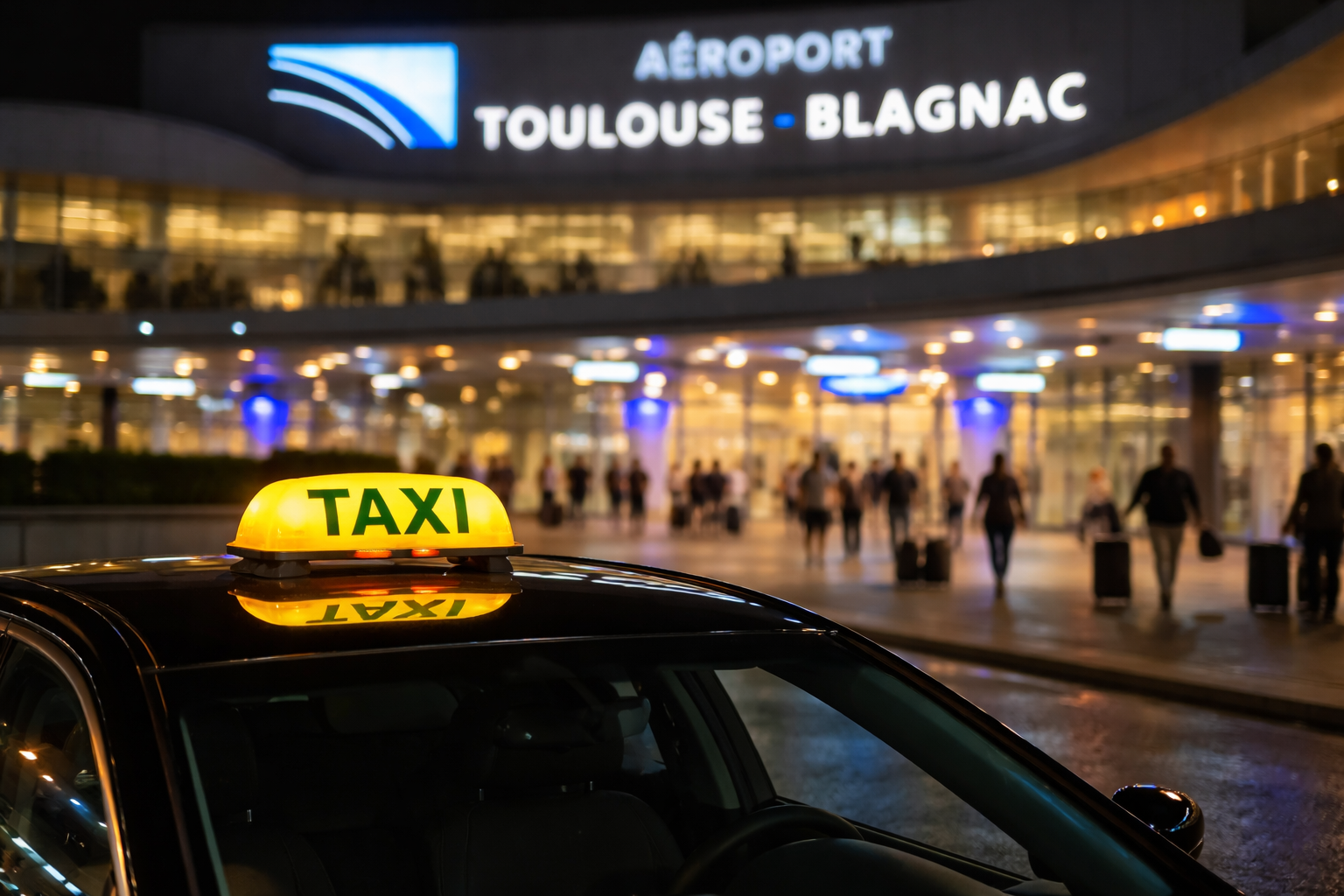 Taxi Toulouse Blagnac de nuit : disponibilité et tarifs