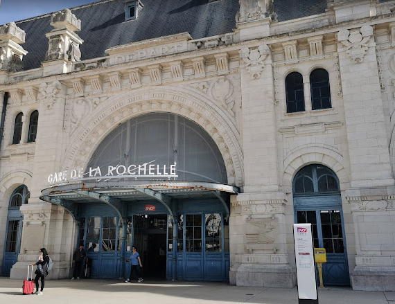 Départ rapide depuis la Gare de La Rochelle.