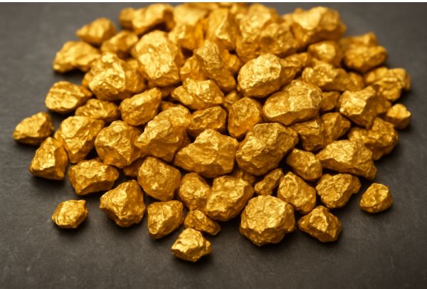 L’éclat pur de l’or, symbole de richesse et d’excellence.