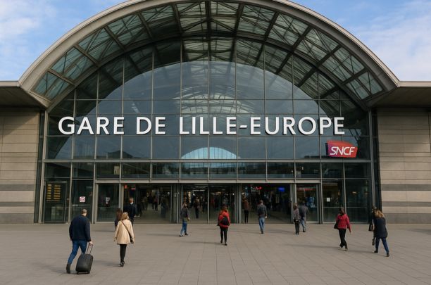Rejoignez facilement la Gare de Lille-Europe.
