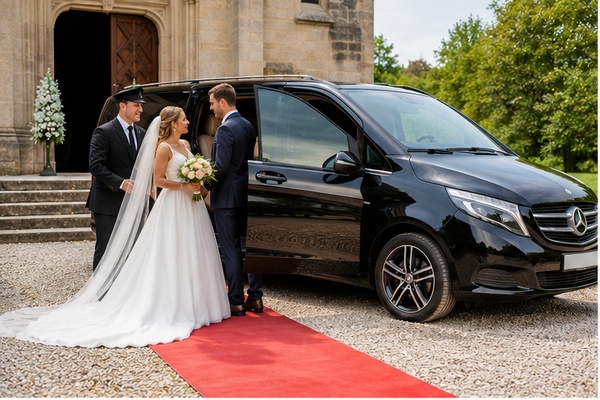 VAN 7 places avec chauffeur pour mariage à Strasbourg